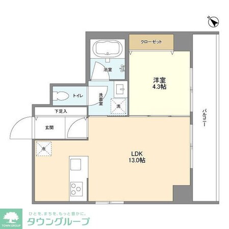 ウェルスクエア中目黒の物件間取画像